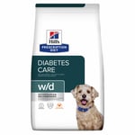 Prescription Diet w/d Diabetes Care Torrfoder med Kyckling till Hund - 10 kg