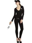 Smiffys Costume Fever d'agent FBI, noir, avec combinaison, ceinture et casquette