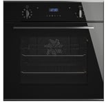 Culina UBEMF622SS Black Bi Single Electric Oven Black Glass With Stainless Steel Trim