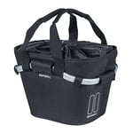 Basil Classic Carry All Klickfix Front Basket, Black, 15 Litre