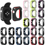 Apple Watch Silicone Protector Cover Case Screen 38-44mm Black&yellow 40mm