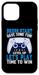 iPhone 12 mini Press Start Have Some Fun Level Up Let's Play Time To Win Case
