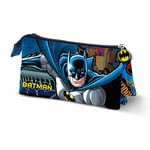 DC Comics Batman Battle-Triple Pencil Case, Blue, 23.5 x 10 cm