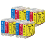 12 C/M/Y Ink Cartridges compatible with Brother Fax-1360, Fax-1460, Fax-1560