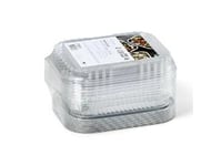 Aluminiumbricka Ready2cook 750 Ml 178X136x45 Mm Med Apet Plastlock 10 Set Sampak,12 Ps X 10 St/Krt