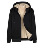 Hoodies för kvinnor Vinter Fleece Sweatshirt - Full Zip Up Tjock Sherpa Fodrad