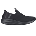Skechers Women's Ultra Flex 3.0 Black Low Top Sneaker Shoes Footwear Walk Run