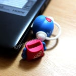 2GB Blue/Pink Walker Music Man USB Flash Drive - Memory Stick Novelty Gift