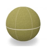 Ergonomisk balansboll Office Ballz - Götessons, Storlek Ø - 55 cm, Tygfärg och Blixtlåsfärg Slope 251 Lemongrass 18 - Offwhite