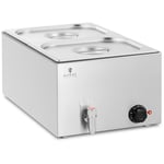 Royal Catering Bain marie - 600 W 2 GN 1/2 Trykk