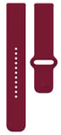 Polar Bracelet Silicone avec Fermeture à Pression, 20mm Adulte Unisexe, Rouge, S-L