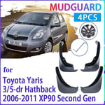 Stänkskydd för Toyota Yaris Vitz 2006~2011 Xp90 2007 2008 2009 2010 Stänkskydd Stänkskydd Stänkskydd Biltillbehör