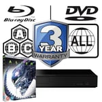 Panasonic Blu-ray Player DP-UB159 All Zone Code Free MultiRegion 4K & Alien UHD