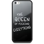 Apple Iphone 5 / 5s Se Mobilskal Med Glas Queen Of Everything