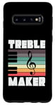 Coque pour Galaxy S10 Treble Maker Fun Music Note Pianiste Musicien Piano Player