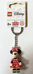 Lego Minnie Mouse Keyring  - BNWT & Free Postage 