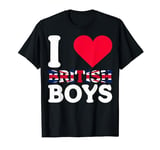 London Lovers England Lovers UK Fans I Love British Boys T-Shirt