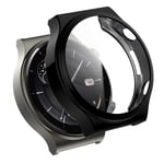 Disscool Full Coverage Case for Huawei Watch GT 2 Pro, Soft Anti Drop TPU Protective Case for Huawei Watch GT 2 Pro (Black)
