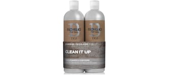 Bed Head for Men by TIGI Clean Up Shampoo and Conditioner Set Moisturising