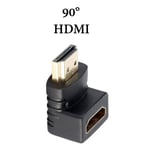 Hdmi To Adapter Cable Connector Male Female 90 Degrees