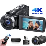 4K 30FPS 42MP Video Camera Camcorder 18X Digital Zoom Recorder Vlogging YouTube