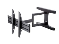 Edbak Vsm653 - Monteringssats (Väggfäste, Dubbel Svängtappsarm) - För Platt Panel - Aluminium - Svart - Skärmstorlek: 49"-65"