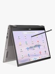 ASUS Chromebook Plus Flip CM34 Convertible Laptop, AMD Ryzen 5 Processor, 8GB RAM, 256GB SSD, 14” WUXGA Touchscreen, Arctic Grey