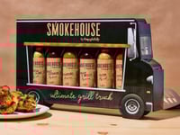 Presentlåda Grill Truck med Grillkryddor & Starka Såser - Thoughtfully