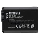 EXTENSILO Batterie compatible avec Sony Alpha NEX-3N, NEX-3NL, NEX-3K, NEX-3KS, NEX-3NLB appareil photo, reflex numérique (1050mAh, 7,4V, Li-ion)