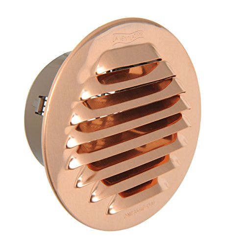 NICOLL - Grille Ronde Intérieure Avec Moustiquaire PVC Diamètre 80mm GATM80