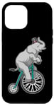 iPhone 13 Pro Max Elephant Circus Bicycle Hat Case
