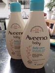 AVEENO Baby Daily Care Hair and Body Wash 250ml (2 Pack)