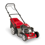 Mountfield SP53 Petrol Lawnmower, Self-Propelled, 51 cm Cutting Width, Easy-to-use, Up to 650m², Includes 60 Litre Grass Collector, Ergonomic soft-grip handlebar