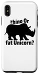 Coque pour iPhone XS Max Rhino or Fat Unicorn Lover