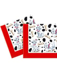 20 st Dalmatiner Servetter 33x33 cm