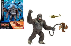New Monsterverse Kong Skull Island Ferocious Kong 6" Figure With Helicopter