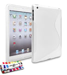 Coque Souple Ultra-Slim APPLE IPAD MINI 3 [Le S Premium] [Blanc] de MUZZANO + STYLET et CHIFFON MUZZANO® OFFERTS - La Protection Antichoc ULTIME, ELEGANTE ET DURABLE pour votre APPLE IPAD MINI 3