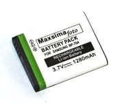 Maxsima - BP-70A, BP70A, Rechargeable Battery, 1280mAh, for Samsung Digimax AQ100, ES30, ES65, ES70, ES71, ES73, ES75, PL20, PL80, PL90, PL100, PL200, PL201, SL50, SL600, SL605, SL630, ST60, ST70, ST80, ST90, ST100, TL105, TL110, TL205, WP10.