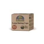 If You Care Compostable Large Baking Cupcake Cases/Cups – Pack of 60
