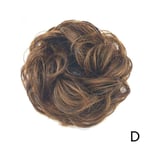 Women Stylish Elastic Hair Wig Ring Chemical Fiber Ponytail D 2/30