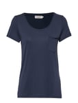 Soaked In Luxury Slcolumbine Tee Marinblå