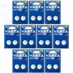VARTA Lithium Coin knappcellsbatteri CR2450 2-pack x10