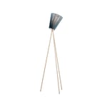 Northern Oslo Wood golvlampa green, beige stativ