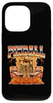 Pinball Arcade Game Flames Style années 90 Bootleg Coque pour iPhone 13 Pro