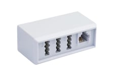 Schwaiger telefonadapter - vit