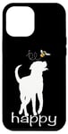 Coque pour iPhone 14 Plus Be Happy Labrador Retriever Labrador Chocolat Marron Doré