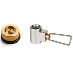 ADDFOO Conversion Camping Gas Stove Adaptor Valve Canister Gas Convertor Shifter Refill