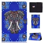 Jajacase Samsung Galaxy Tab A 10.5 2019 Case, S5e T720/T725 Tablet Case, PU Leather Multi-Angle Viewing Stand Cover for Samsung Galaxy Tab S5e 10.5 2019 Tablet SM-T720/T725-Nation Elephant