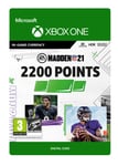 MADDEN NFL 21 - 2200 Madden Points - XBOX One,Xbox Series X,Xbox Serie