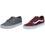 Vans Men's Mn Ward Sneaker, Canvas Port Royale 8j7, 10.5 UK Atwood Pewter